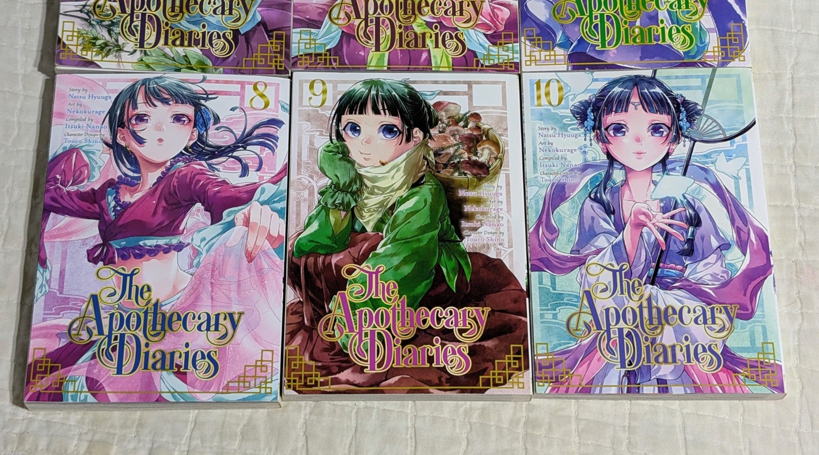 (8) Magna Books The Apothecary Diaries 1-2, 5, 8-10 & The Eminence In Shadow 1-2