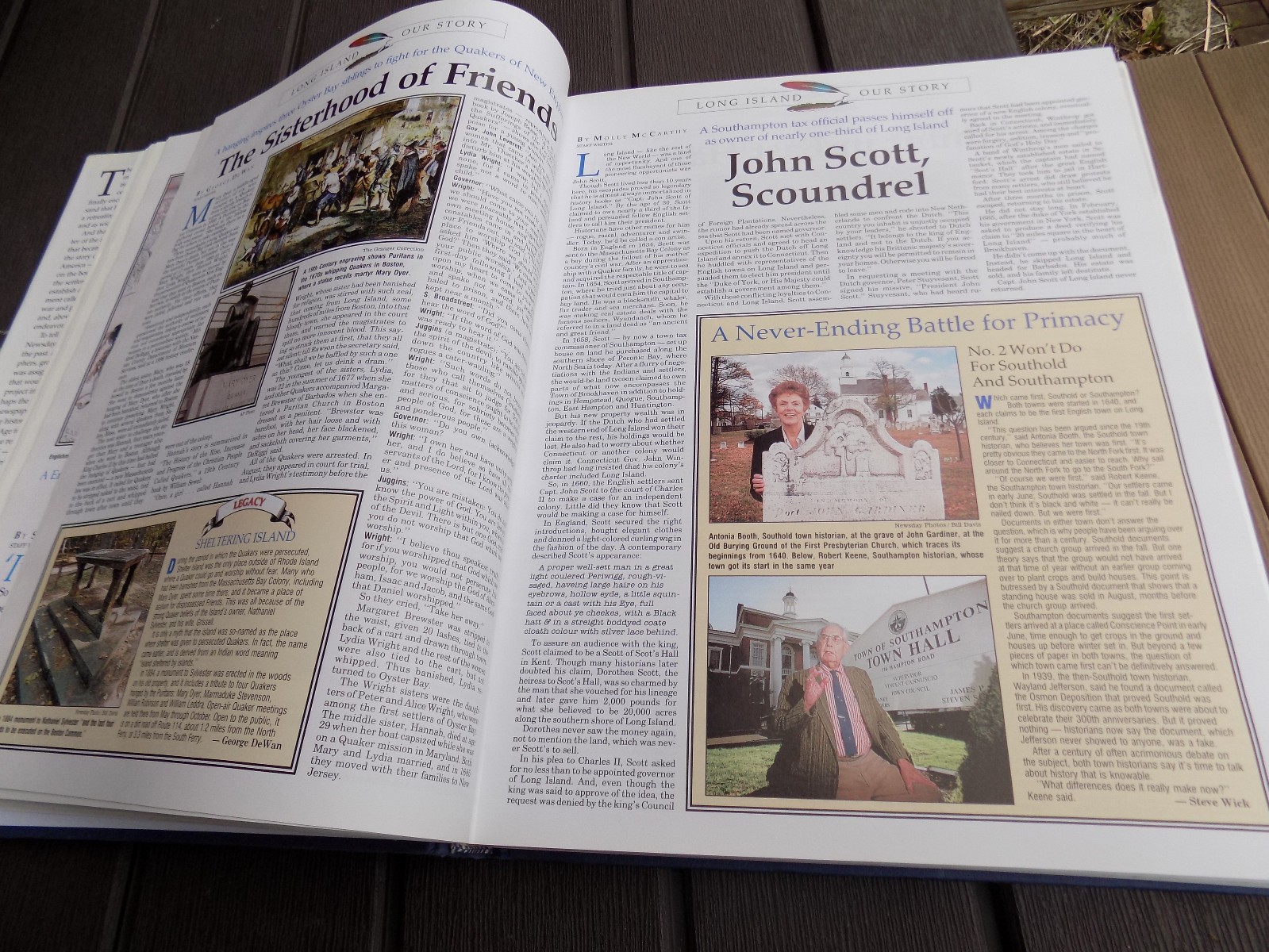 Long Island; Our Story, NEWSDAY, NY 400+ Pages Hard Cover Book, 1998