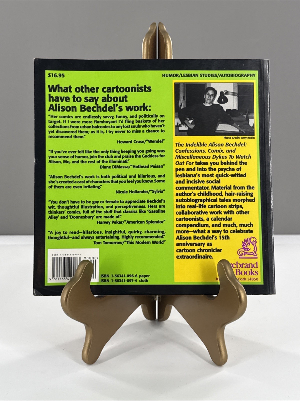 The Indelible Alison Bechdel 1st Edition 1st Print Paperback