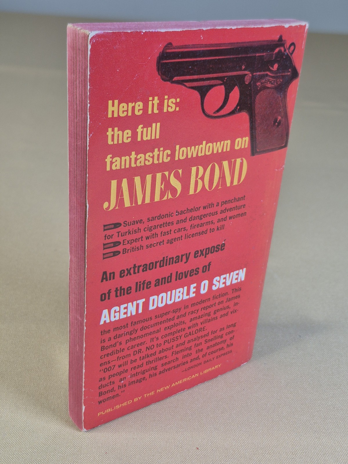 007 James Bond: A Report – O.F. Snelling – Signet 1965 Mass Market Paperback