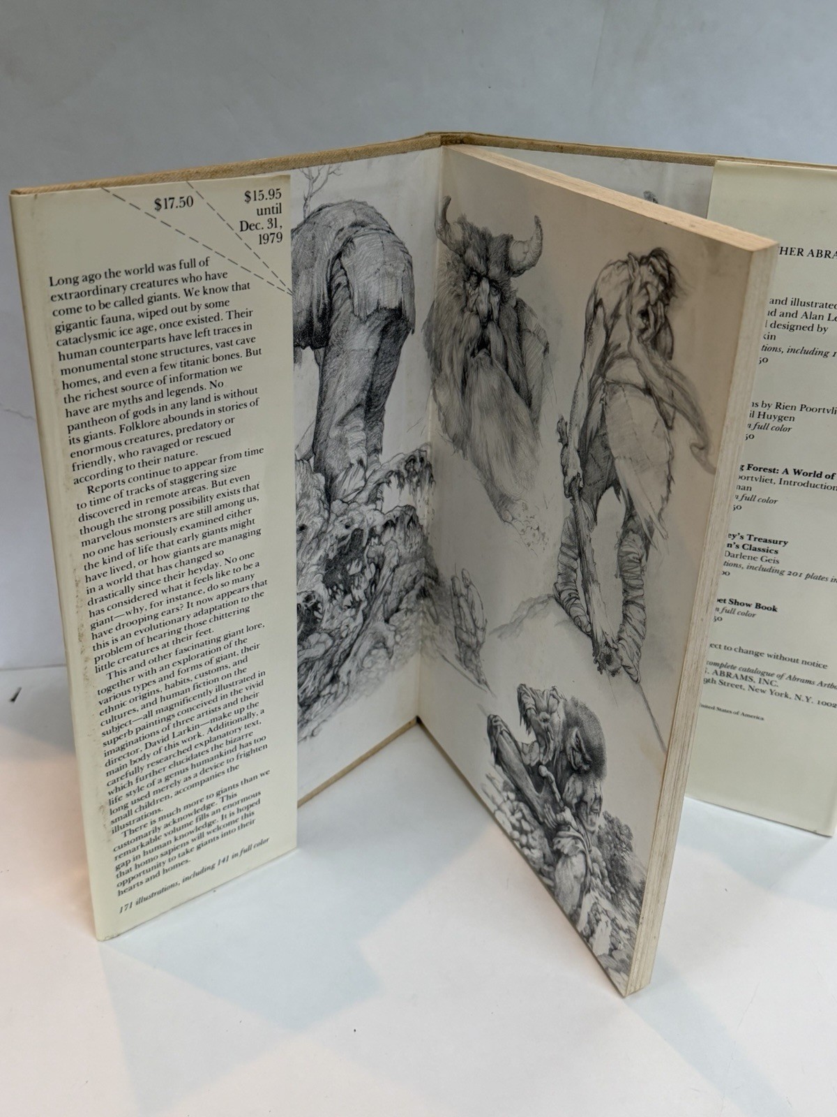 Giants 1979 Illustrated Fantasy Folklore Art Book David Larkin, Julek Heller