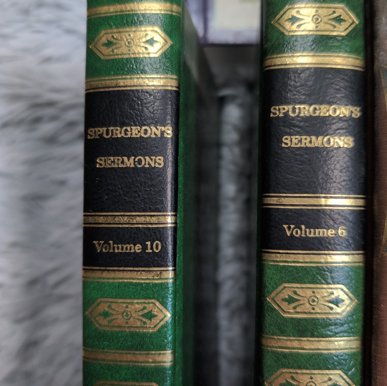 Lot of 5 Books Spurgeon’s Sermons Charles Spurgeon Christian Vol. 3, 6, 10, 15