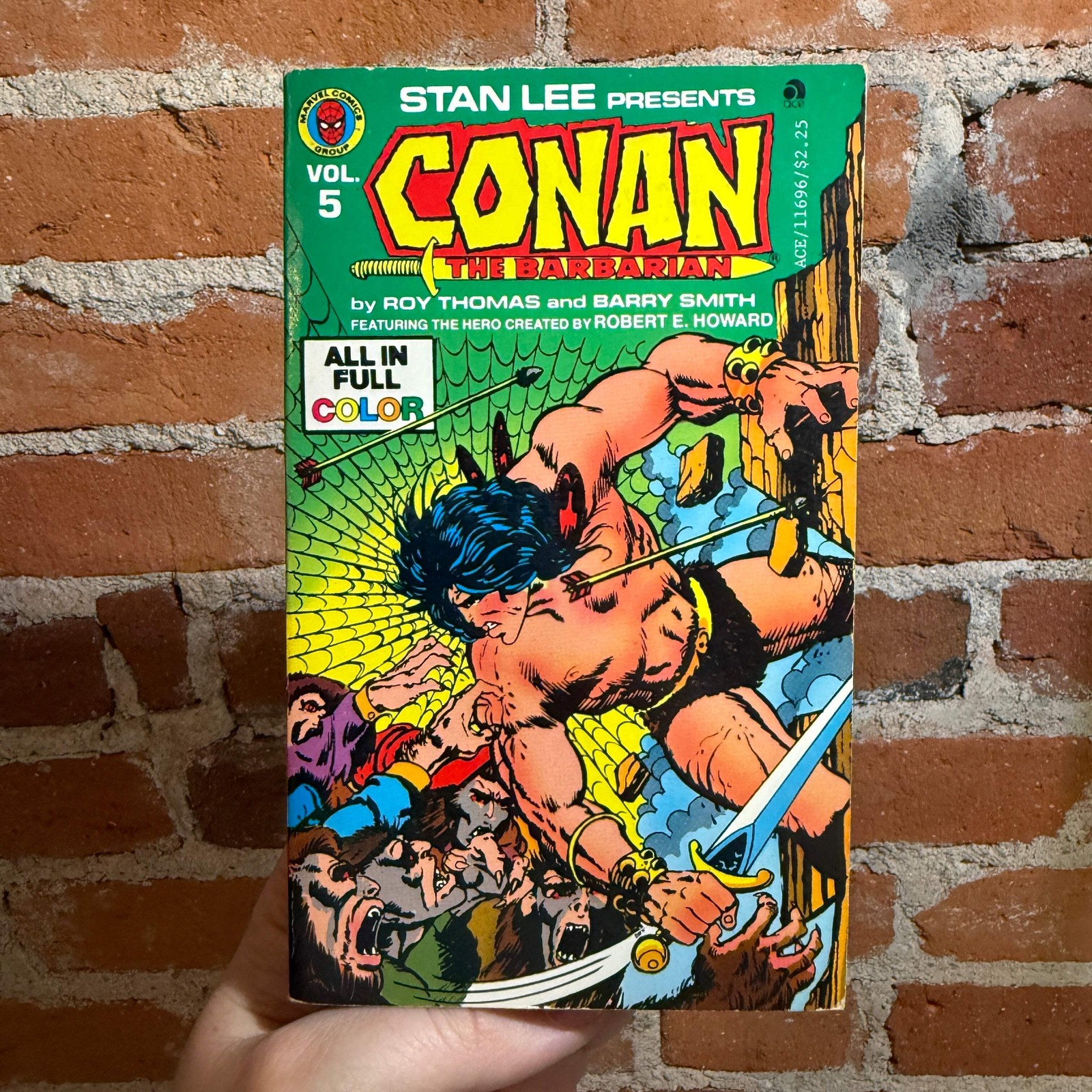Conan the Barbarian – Roy Thomas & Barry Smith – 1978 Tempo Books #5 Paperback