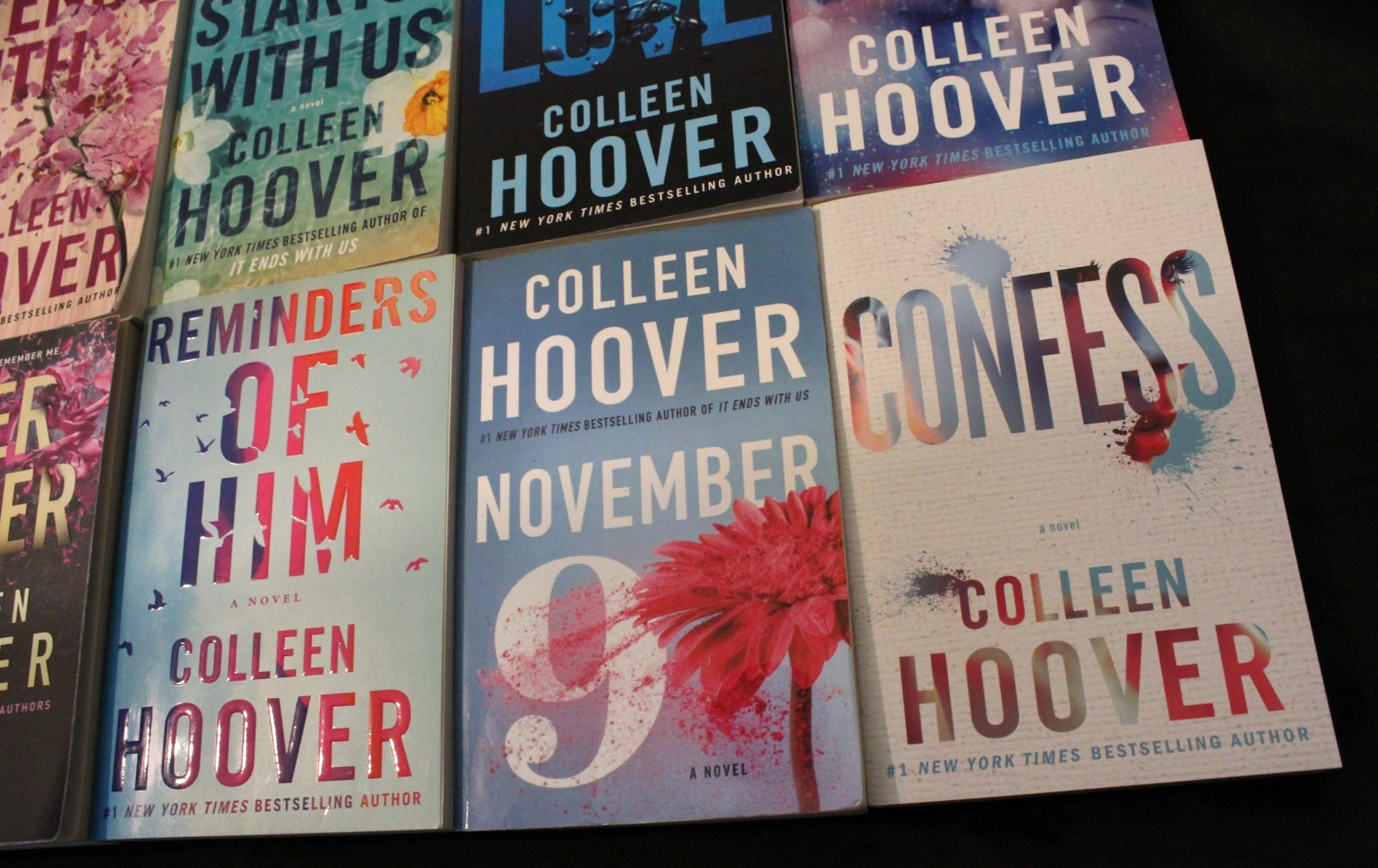 Colleen Hoover Trade Paperback Lot of 10 ~ Contemporary Romance (Acceptable)