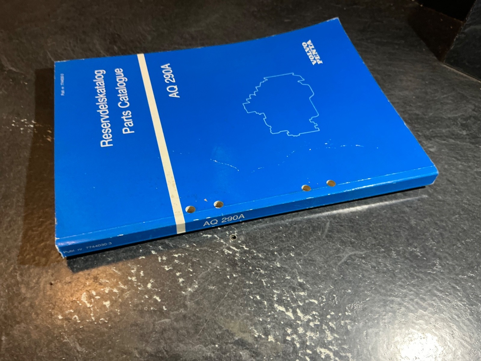 Volvo Penta AQ290A Parts Catalogue GM 5.7L 350 cu. in. V8
