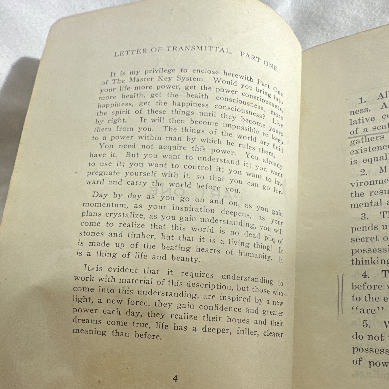 1919 The Master Key System Charles F Haanel Antique Self Help Psychology Book