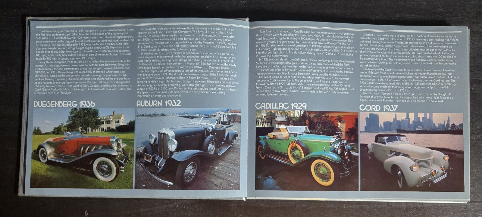 Vintage 1977 The Survivors Classic Car Silver Color Book by Henry Rasmussen