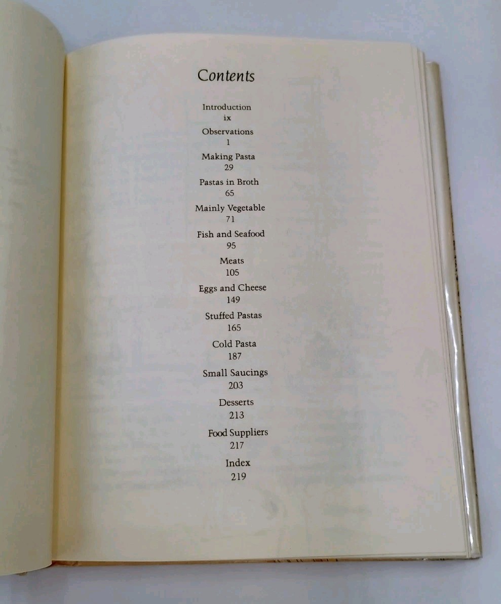 Beard on Pasta James Beard 1983 First Edition Hardcover Alfred A. Knopf Cookbook