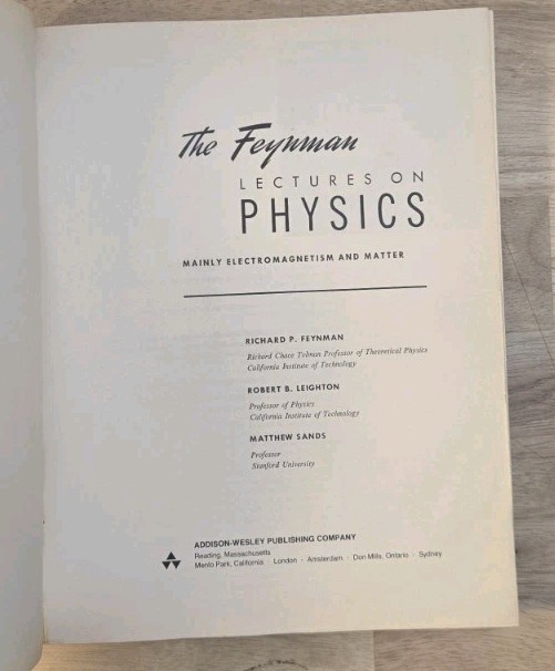 The Feynman Lectures on Physics Complete 3 Volume Set Lot Richard Feynman PB