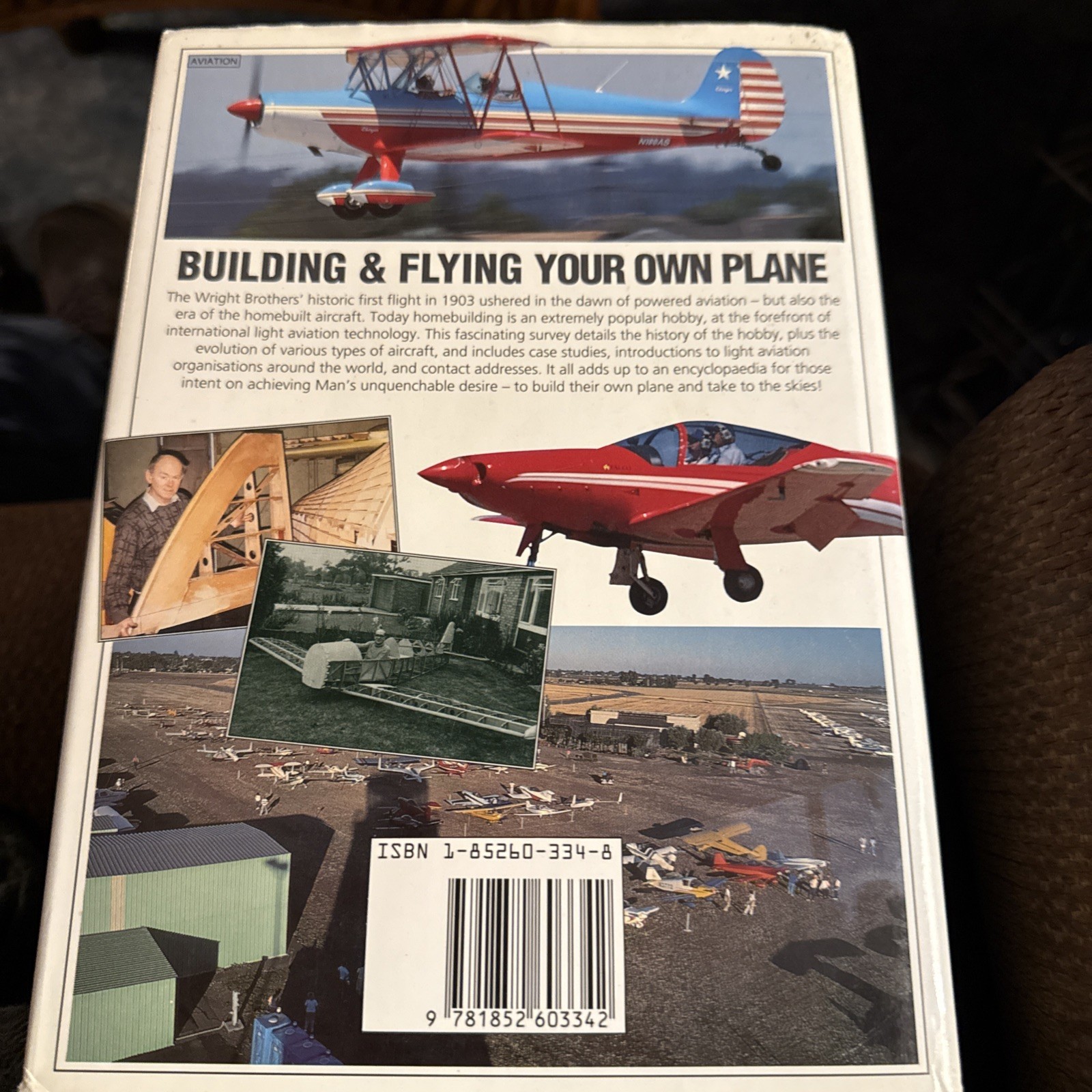THE COMPLETE BOOK OF BUILDING & FLYING YOUR OWN PLANE By Geoff Jones – Hardcover