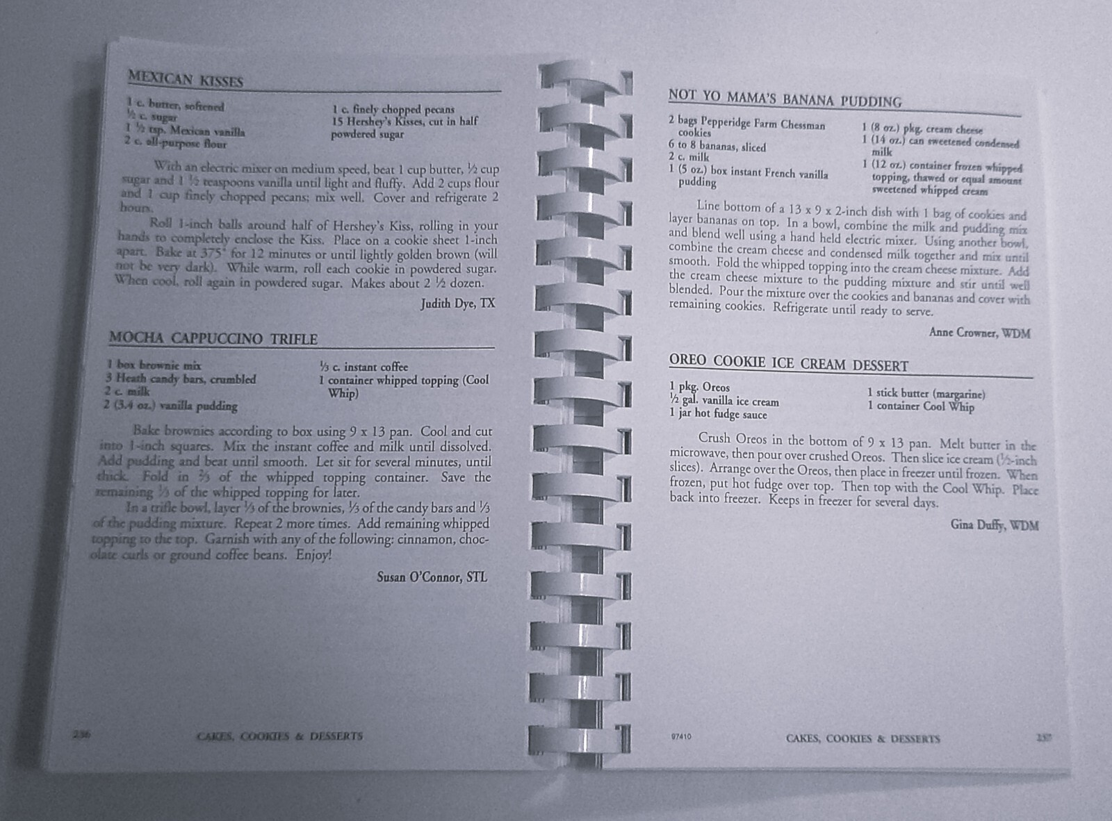2010 Tasteful Treasures Cookbook Holmes Murphy and Associates 242 pages