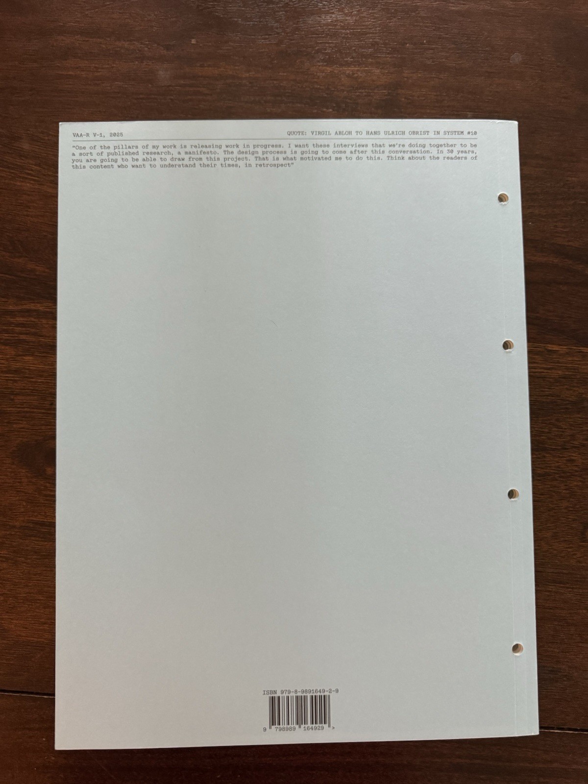THE VIRGIL READER, VOLUME 001 FIRST EDITION IN-HAND