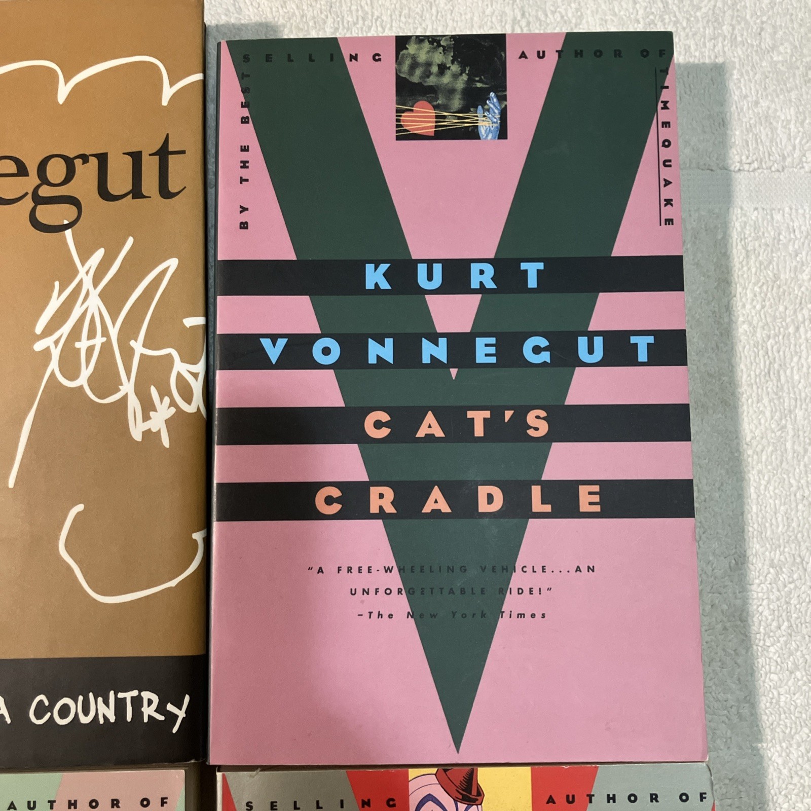 Kurt Vonnegut Lot-Sirens Of Titan,Slapstick,Cat’s Cradle ++