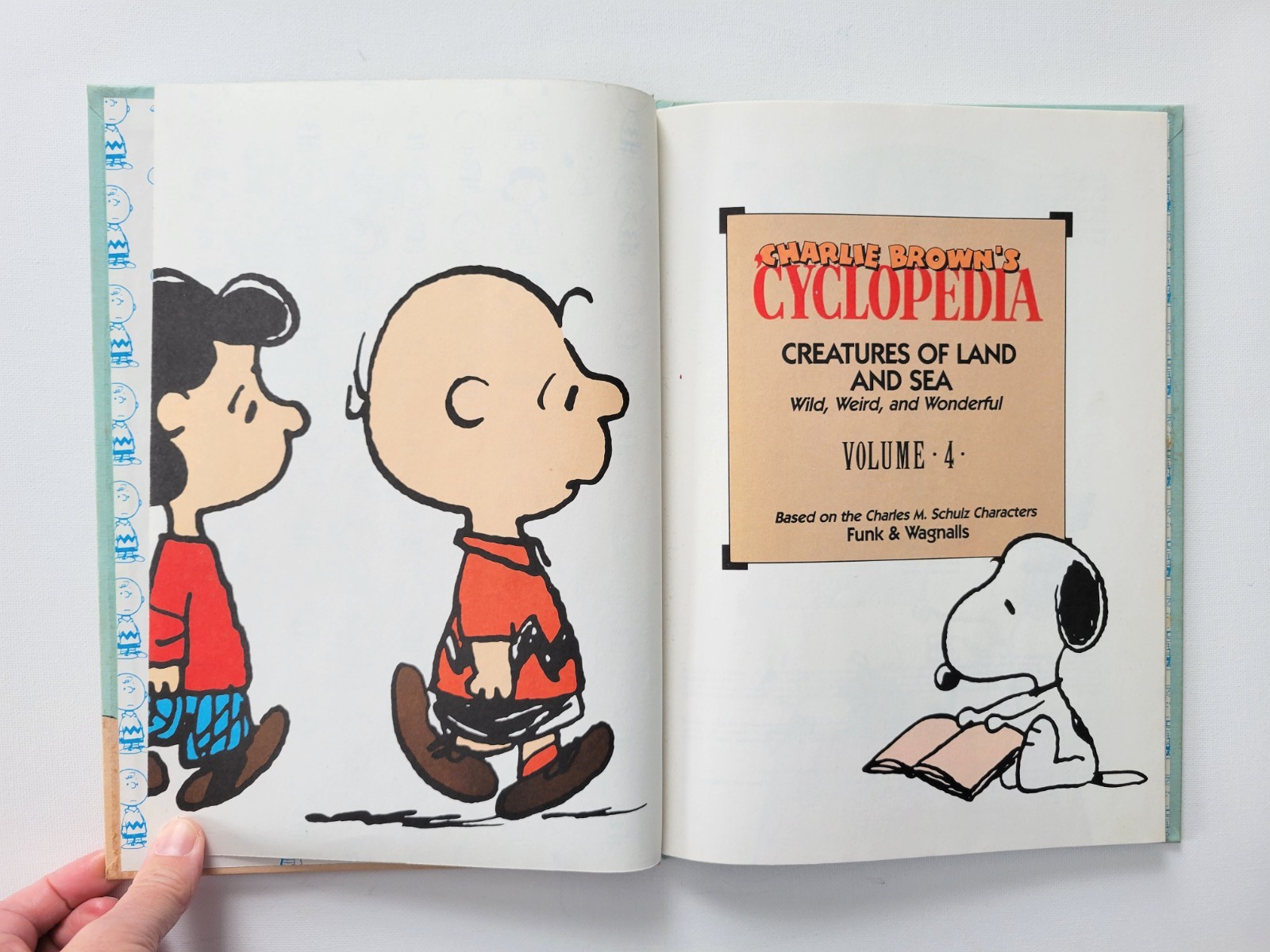 Vintage 1990 Charlie Brown’s ‚Cyclopedia HCs Lot of 5: Books 2 4 6 8 9
