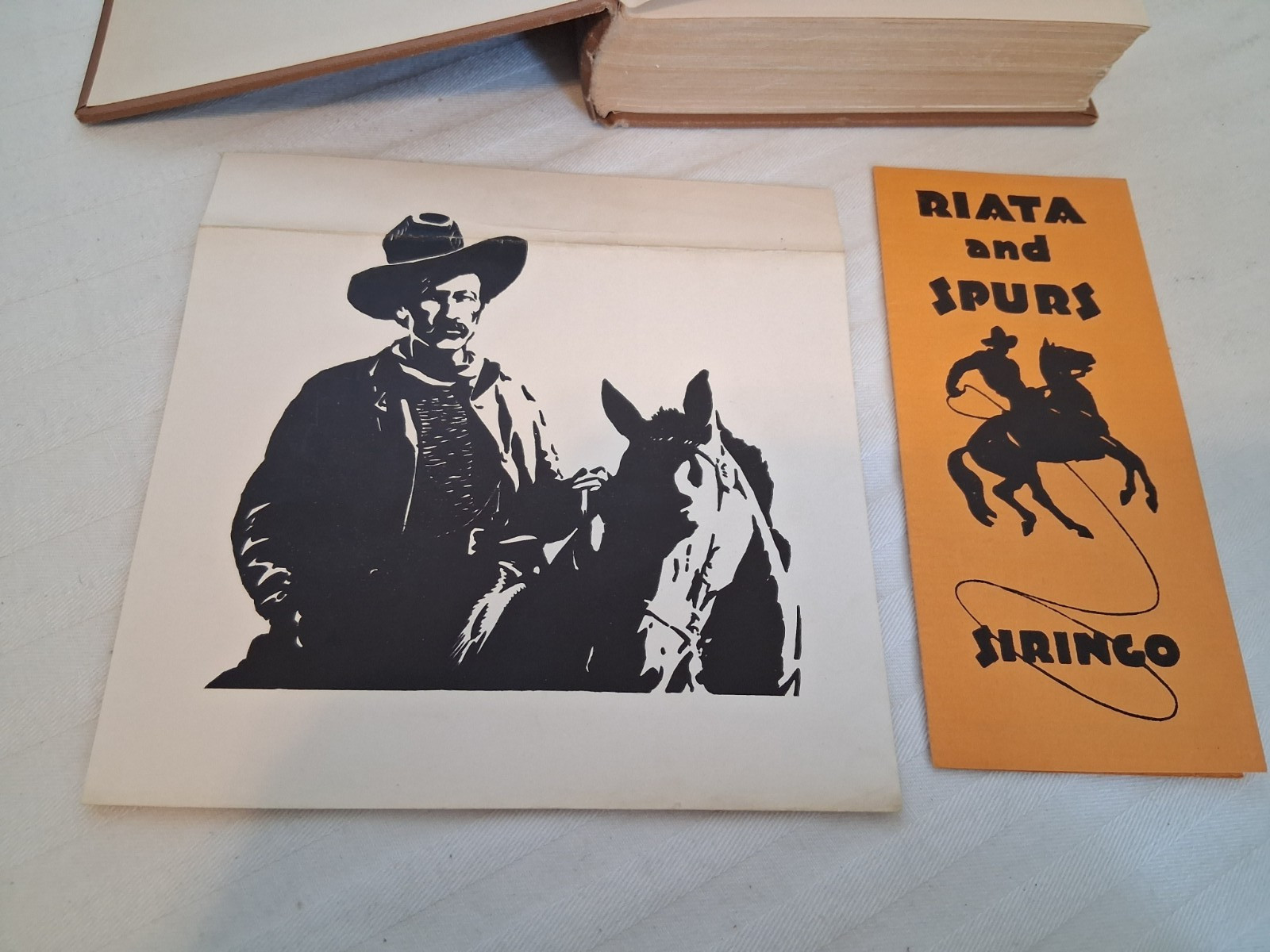 RIATA AND SPURS BY CHARLES A SIRINGO BOOK 1927