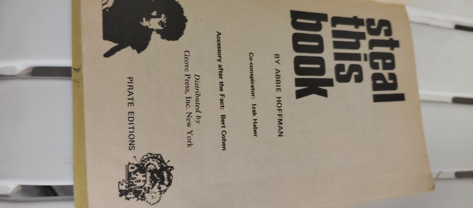 Steal This Book by Abbie Hoffman – 1971 1st Pirate Editions, 5th Printing