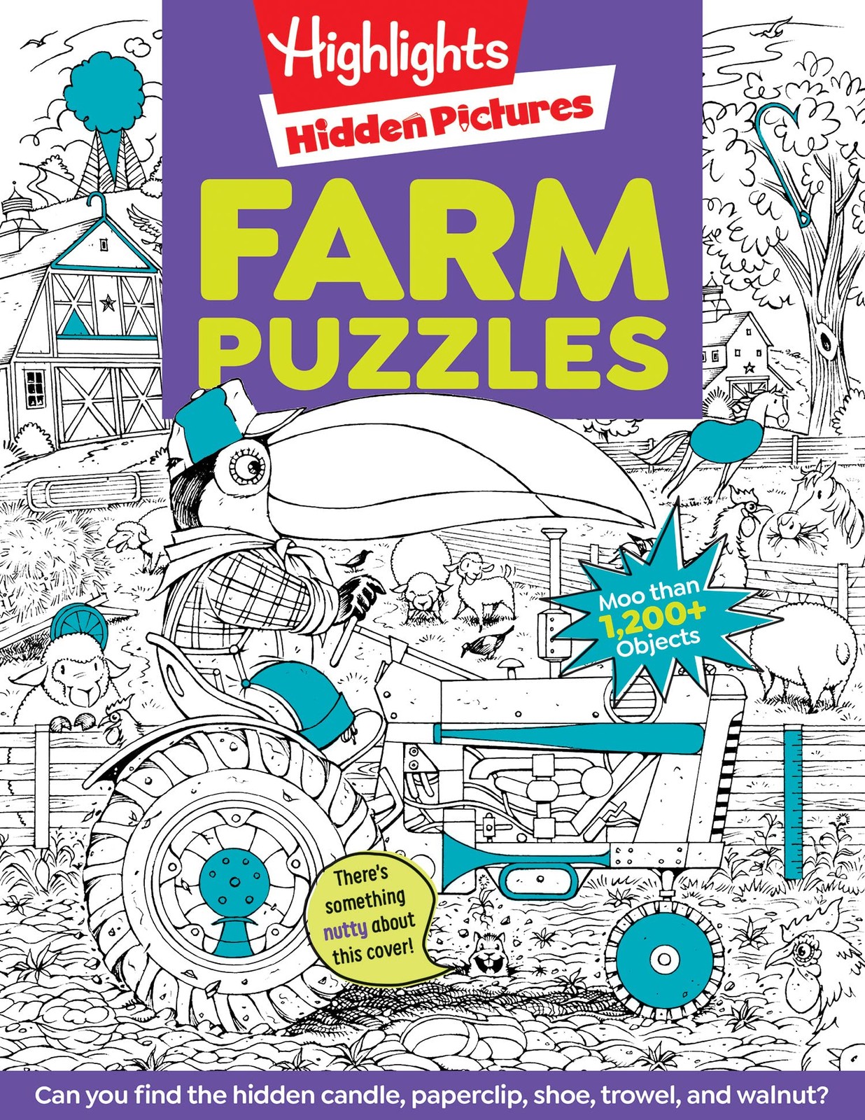 Farm Puzzles: Ultimate Farm Picture Puzzle Book with Over 1,200 Objects to S…