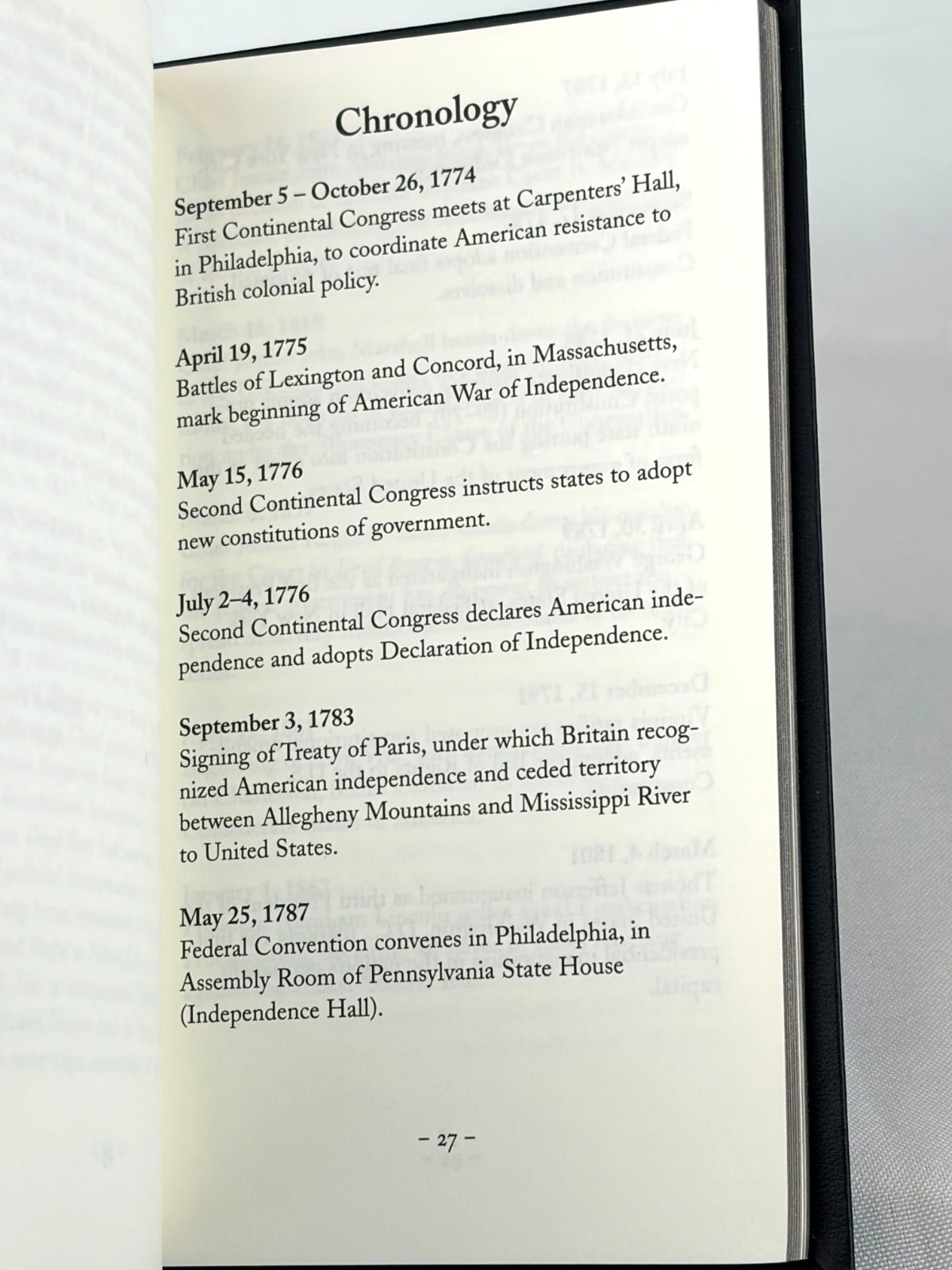 THE CONSTITUTION OF THE USA & DECLARATION OF INDEPENDENCE (Pocket Size) *New*