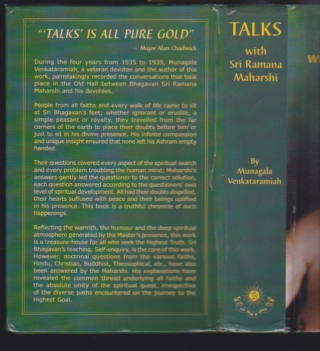 Talks With Sri Ramana Maharshi 3-in-1 by Ramana Maharshi Hardcover 2000 LN