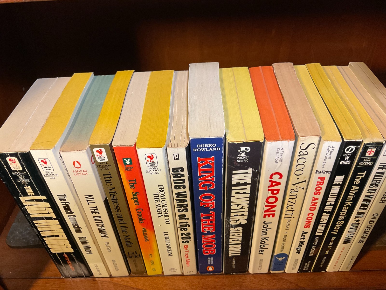 Vintage-CRIME-CRIMINALS-MOB-MANSON-PB & HC-Non-Fiction-You Choose