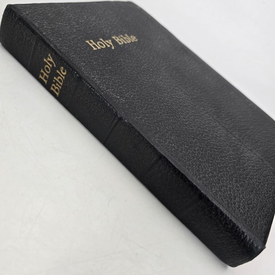 Holy Bible KJV King James Black American Bible Society 1961 Maps Book Vintage