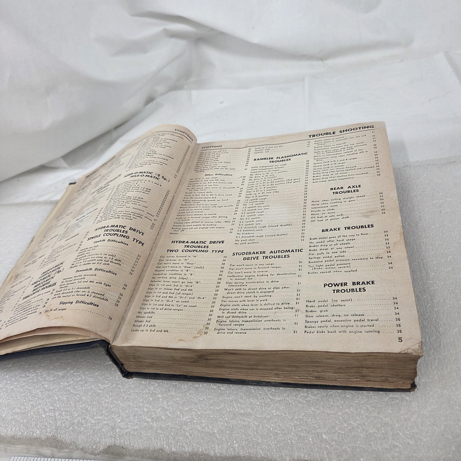 Vintage 1960 Motor’s Auto Repair Manual 23rd Edition Hardcover Car Repair Guide