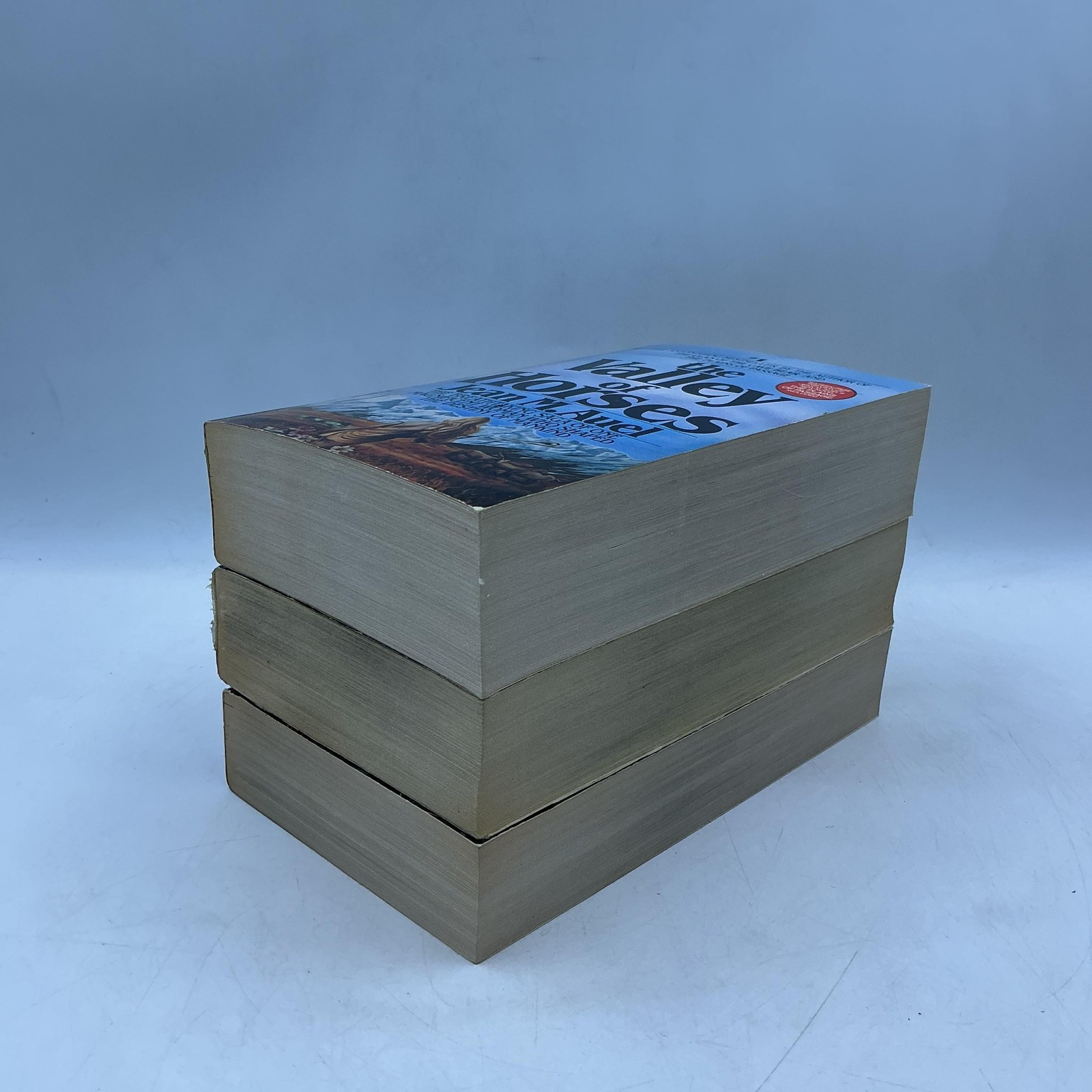 Vintage Jean M Auel Earth’s Children 3 PB Box Set Bantam Black 1986 USA Saga