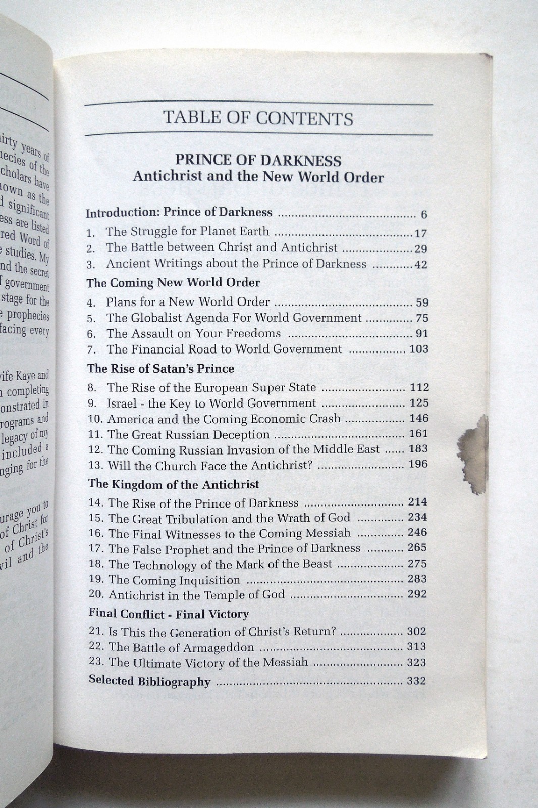Prince of Darkness: Antichrist and the New World Order – Grant R. Jeffrey, 1994
