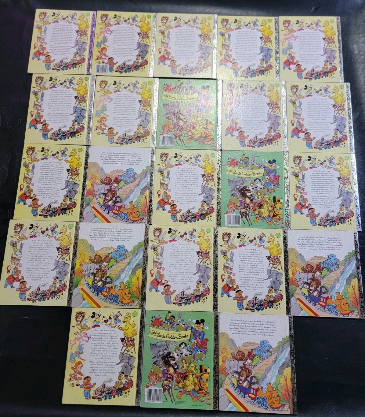 Little Golden Book Mixed Hardcover Book Lot Of 23 – 1980’s Good Condition