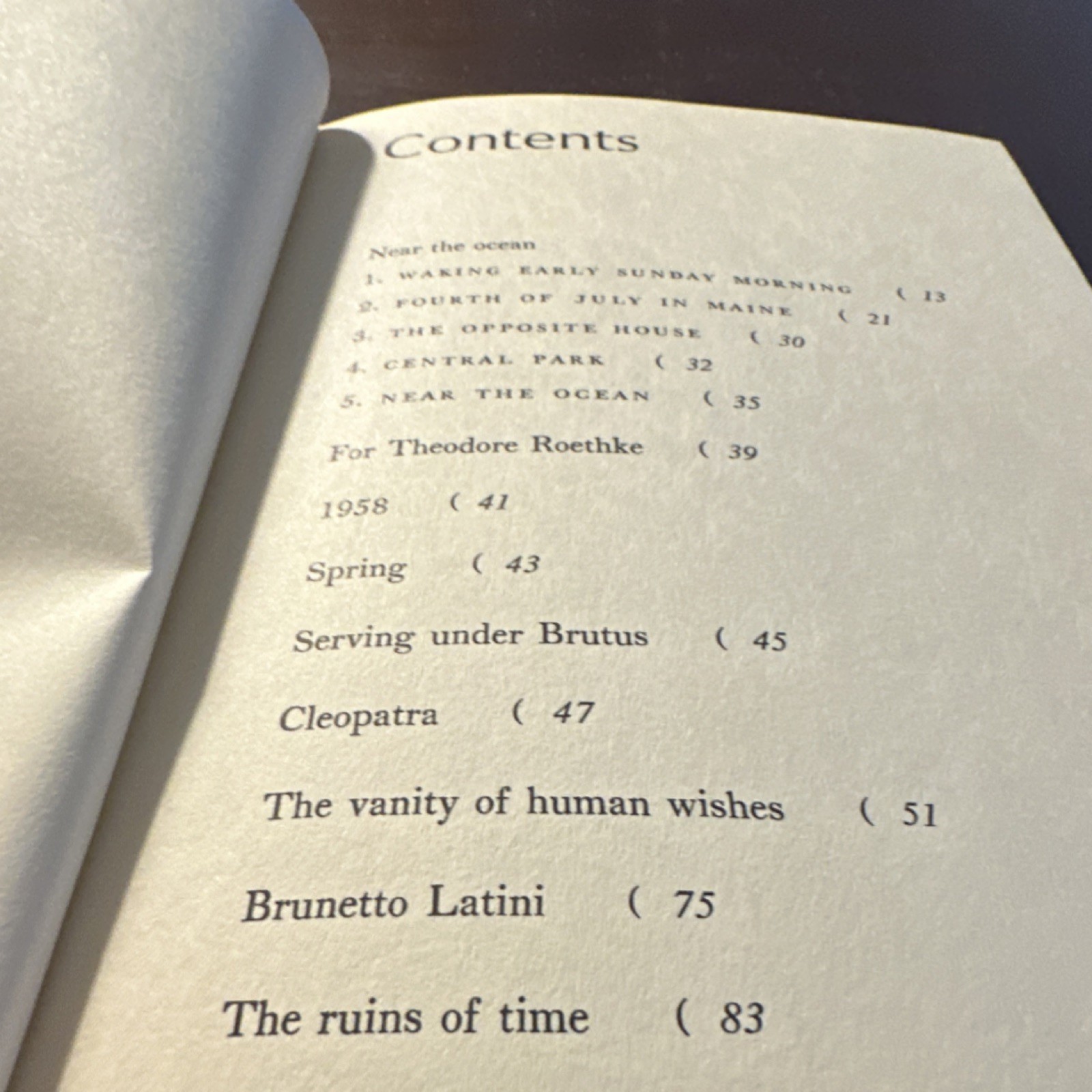 Farrar, Straus and Giroux Robert Lowell Near the Ocean Sidney Nolan Poetry Book