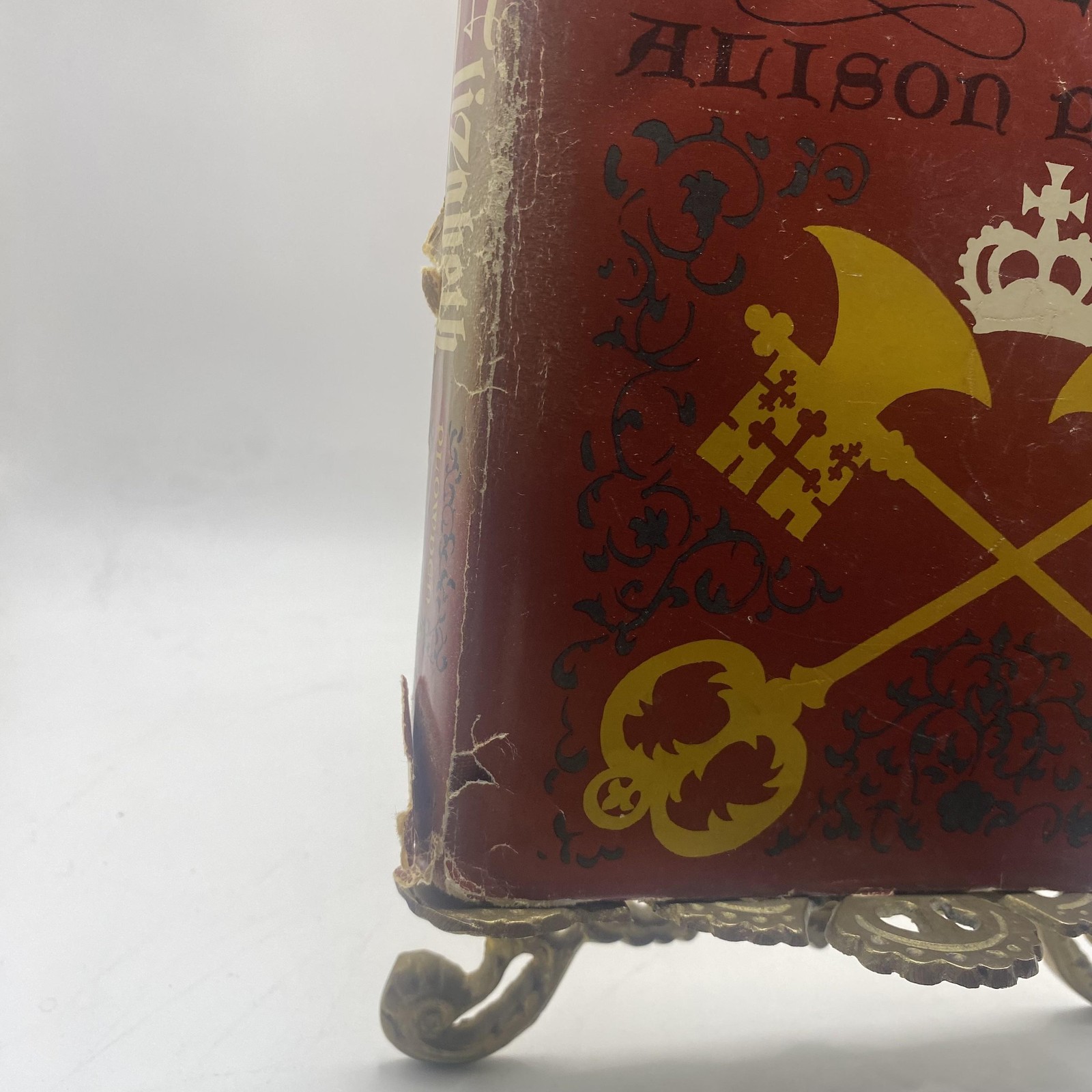 Vintage 1973 Danger To Elizabeth Alison Plowden Stein & Day Red HC DJ History