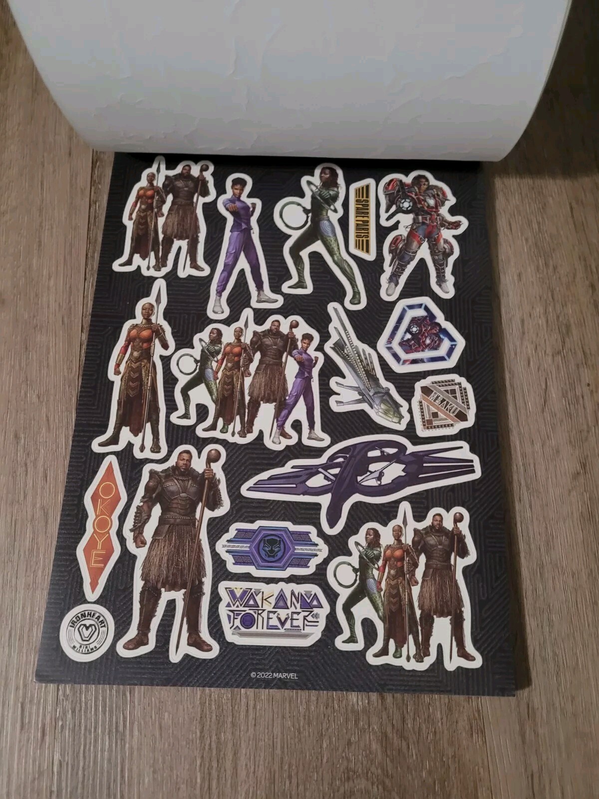 Black Panther Wakanda Forever Create A Scene Sticker Activity Book Coloring Book