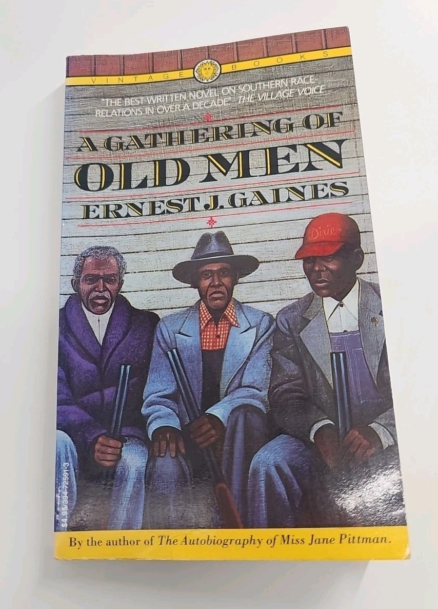 A Gathering of Old Men By Ernest J Gaines Paperback 1984 Vtg First Great