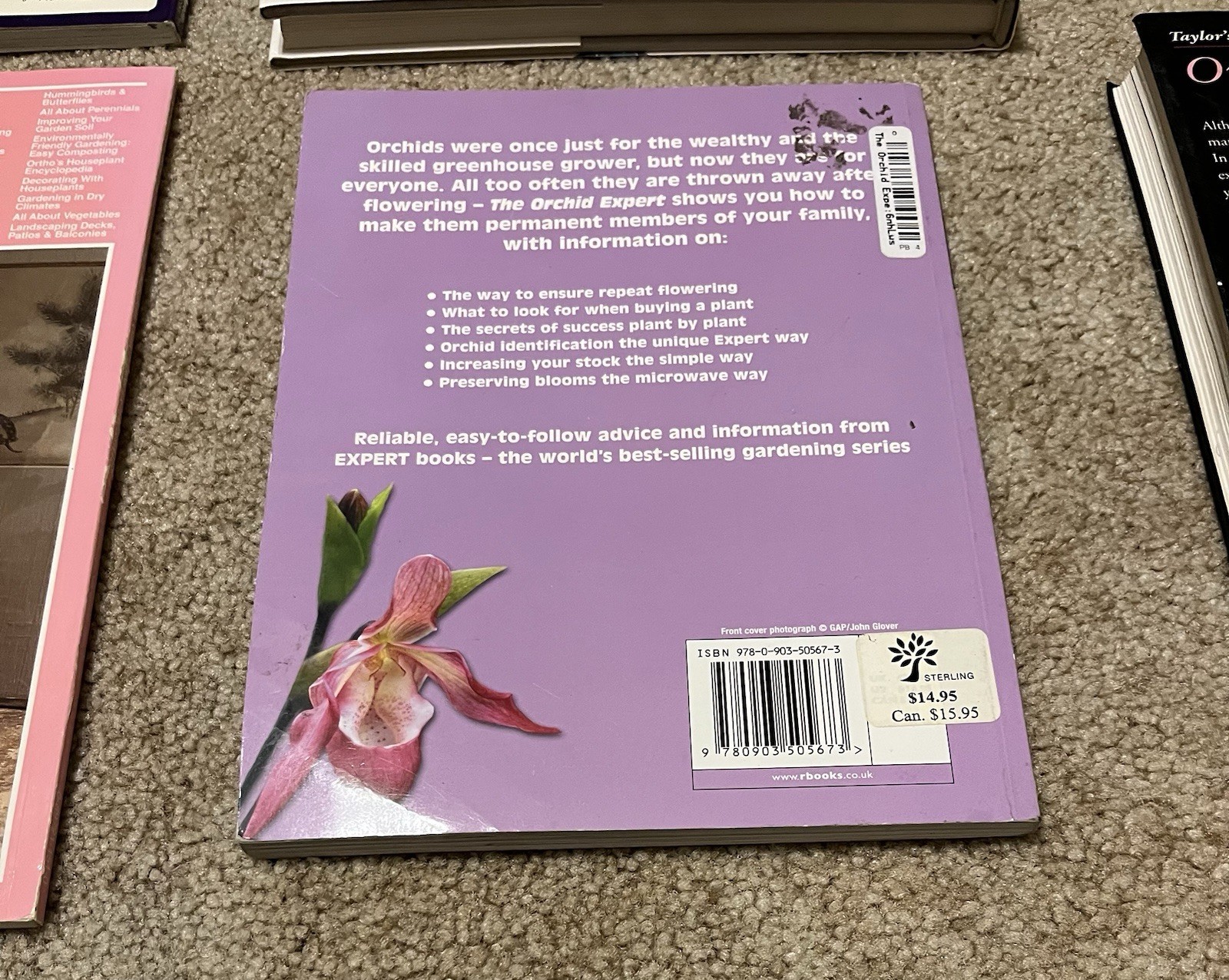 All About Growing ORCHID Flowers Garden Expert Guide Book Illustrated Lot x6 VG