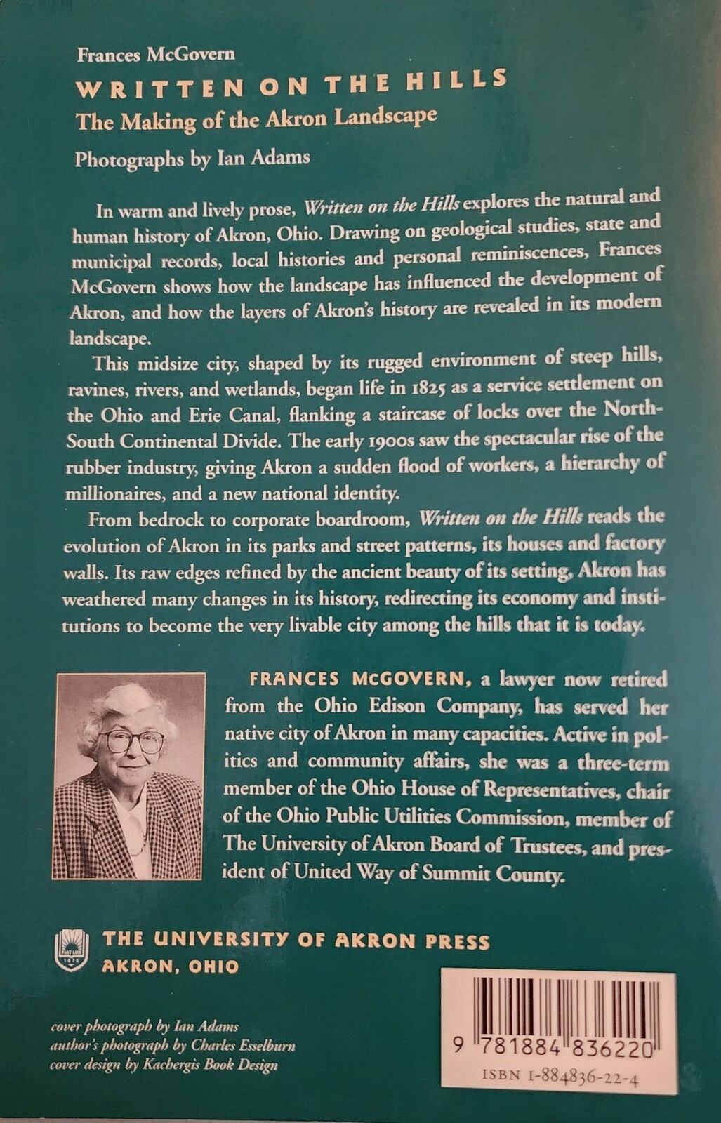 Written on the Hills : The Making of the Akron Landscape by Frances McGovern…