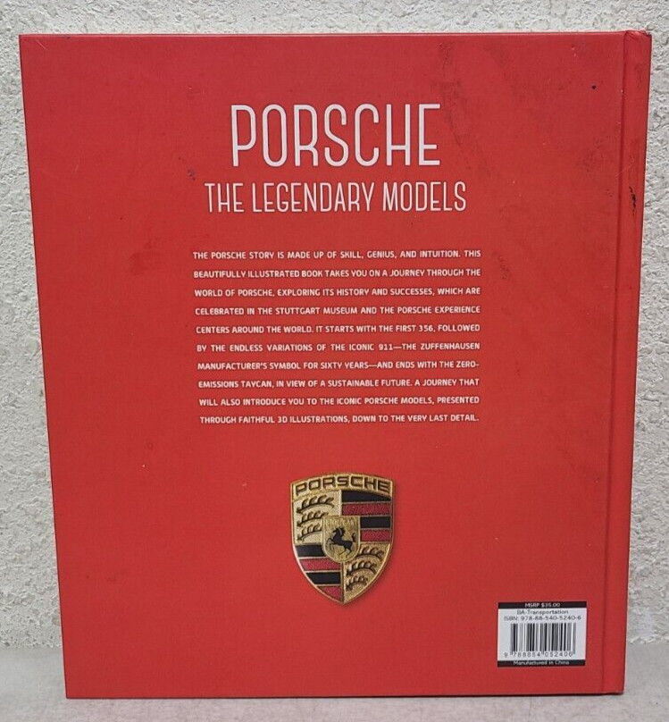 Porsche The Legendary Models 911 356 Rapelli Manferto Hardcover Book 2023