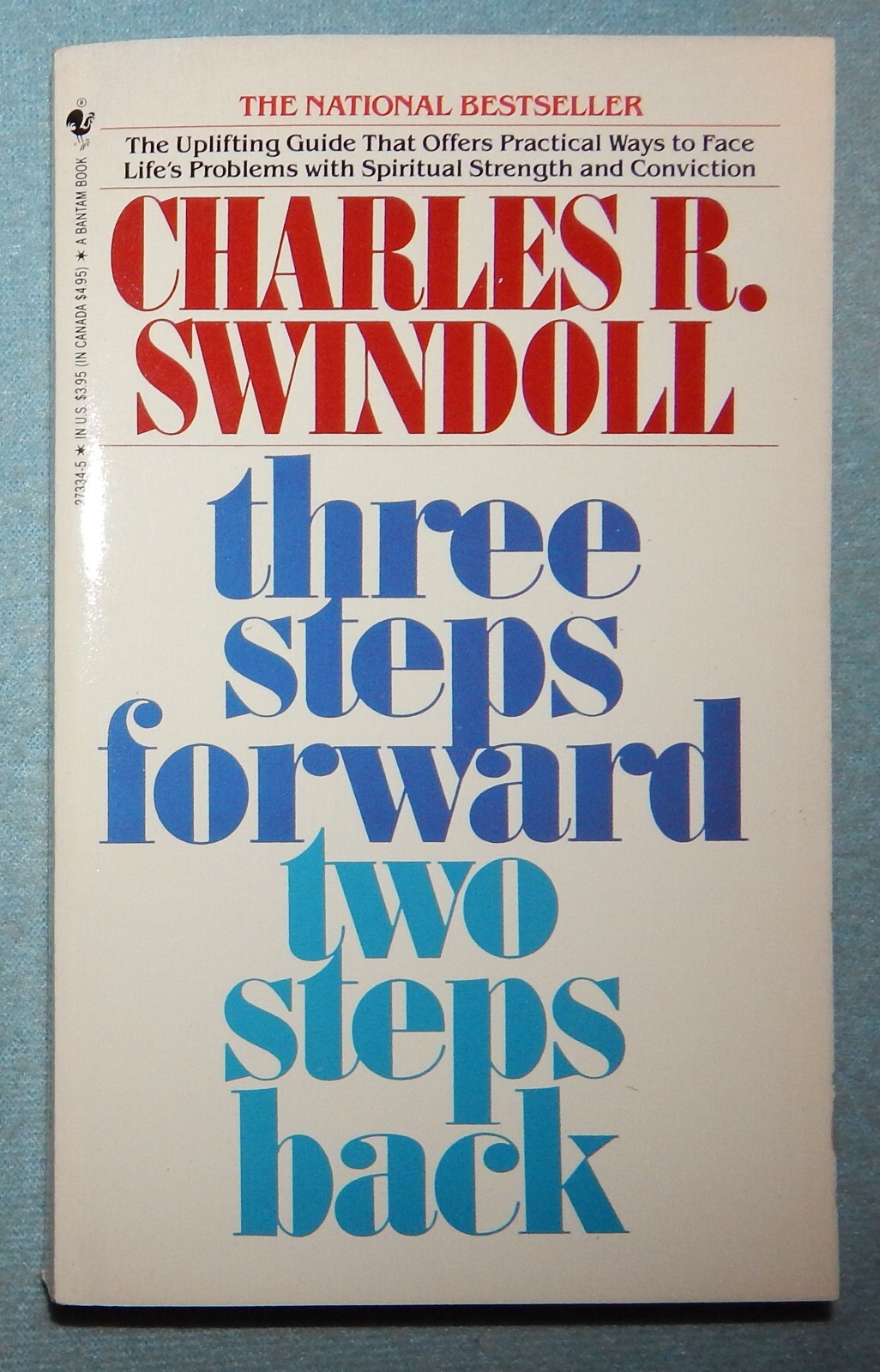 Three Steps Forward, Two Steps Back by Charles R. Swindoll (Paperback, 1980) New
