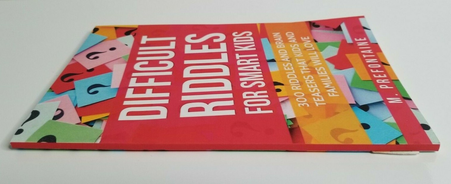 Difficult Riddles for Smart Kids 300 Brain Teasers Prefontaine Book Homeschool