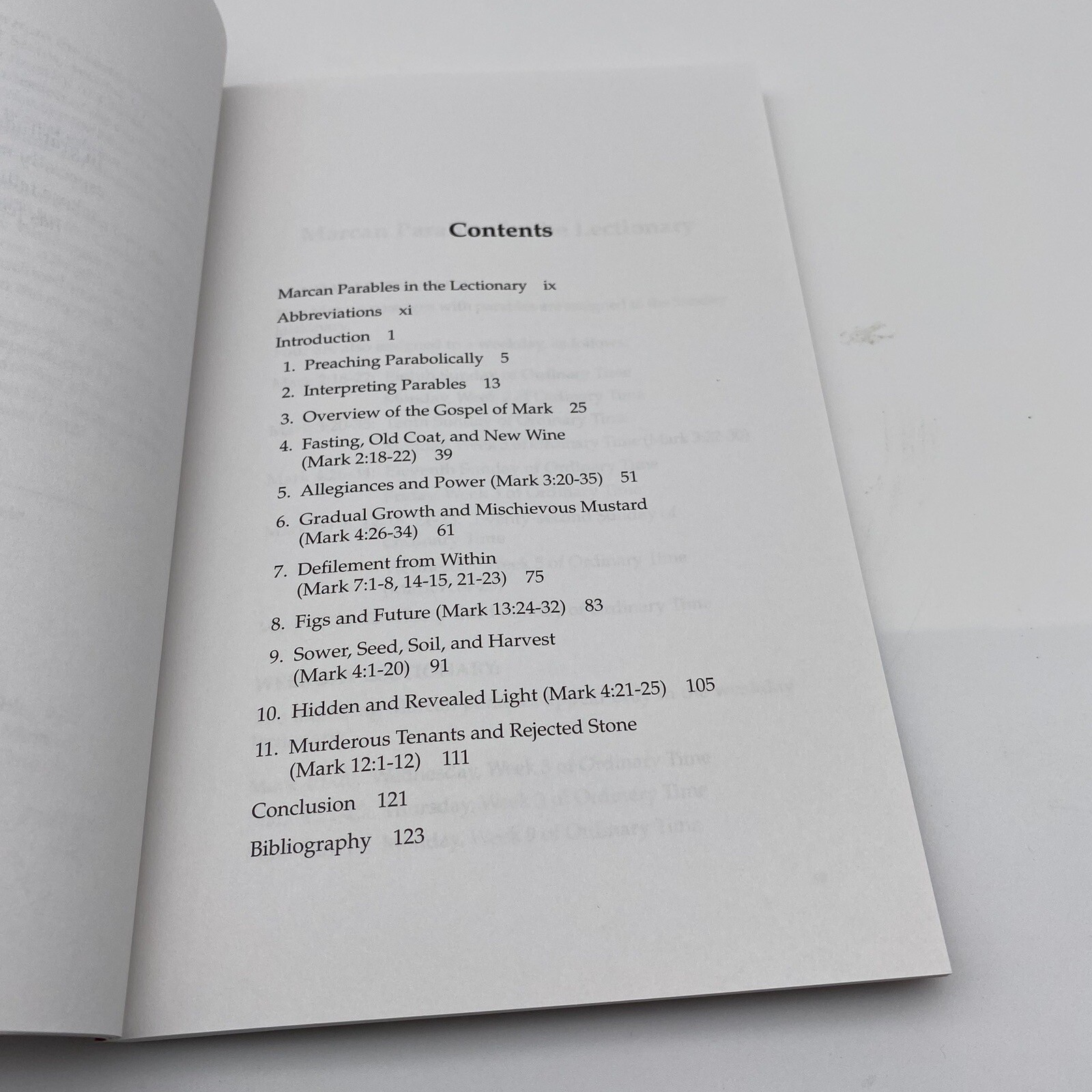 Parables for Preachers Year B Barbara E. Reid Homily Preaching Liturgy Mass