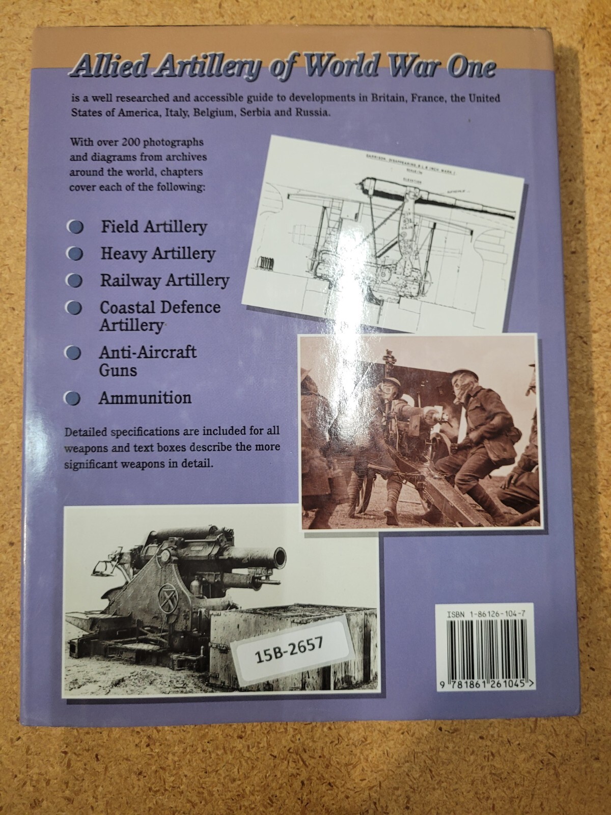 Allied Artillery of World War One ~ Ian V. Hogg