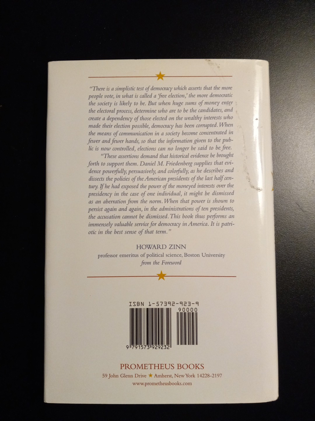 Sold to the Highest Bidder : The Presidency from Dwight D. Eisenh