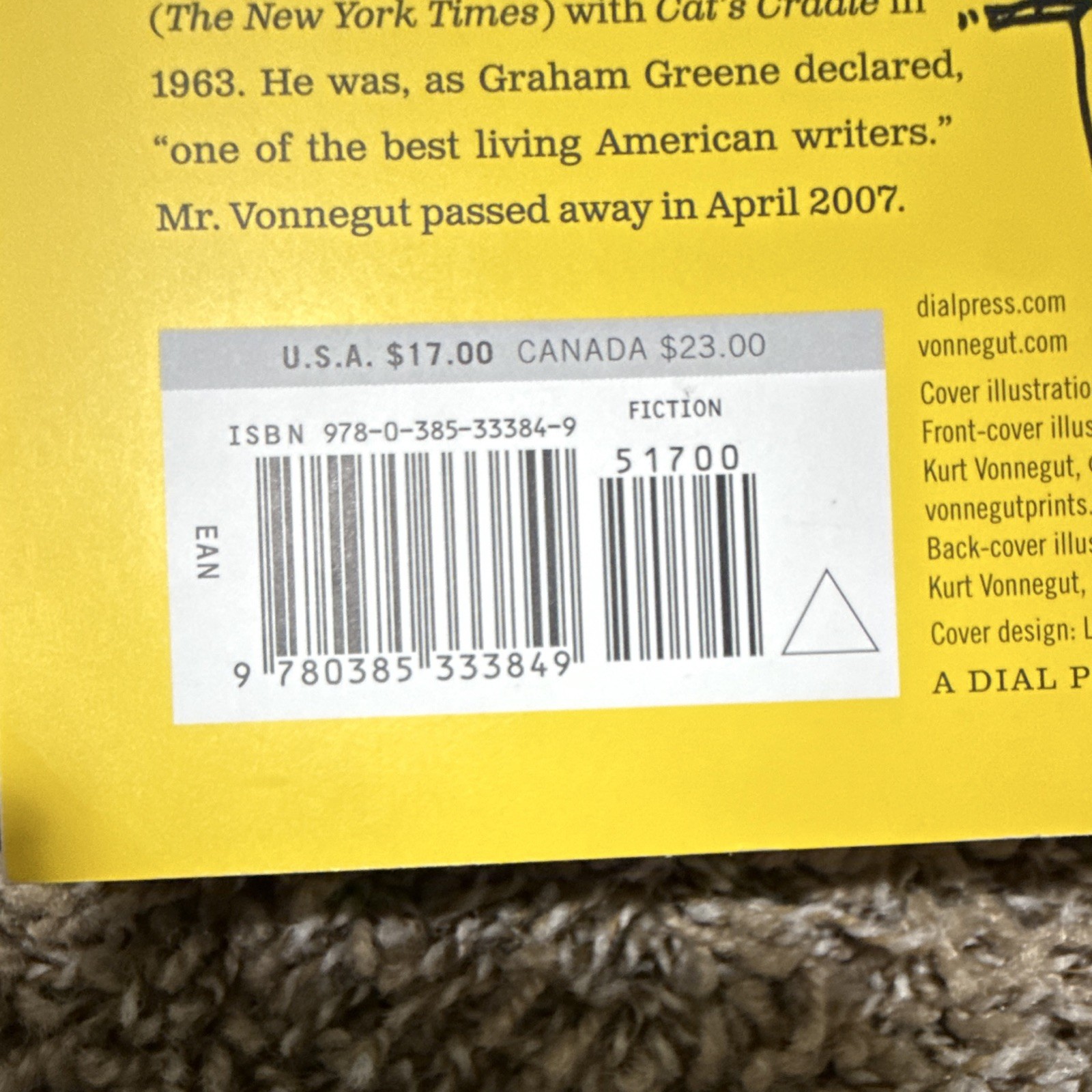Kurt Vonnegut Slaughterhouse-Five: A Novel Trade Paperback 1999