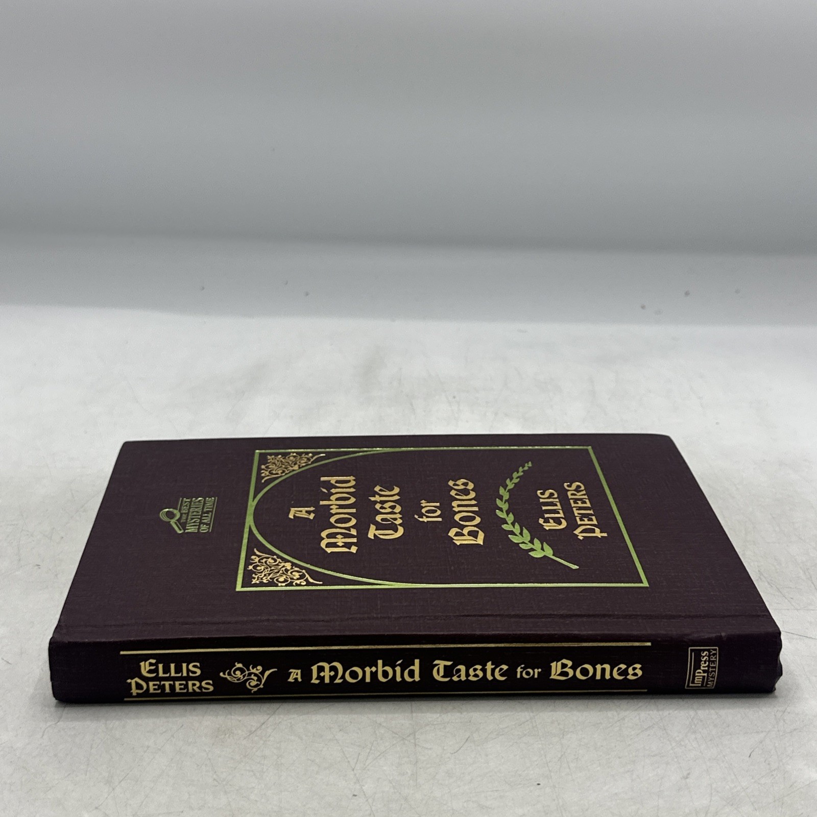 Ellis Peters – A Morbid Taste for Bones Hardcover Book Impress Mystery – GOOD