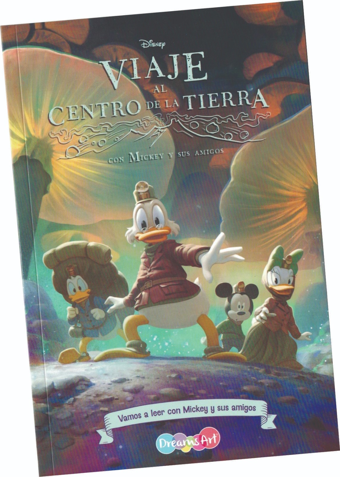 LIBRO ILUSTRADO „VAMOS A LEER CON MICKEY: VIAJE AL CENTRO DE LA TIERRA“