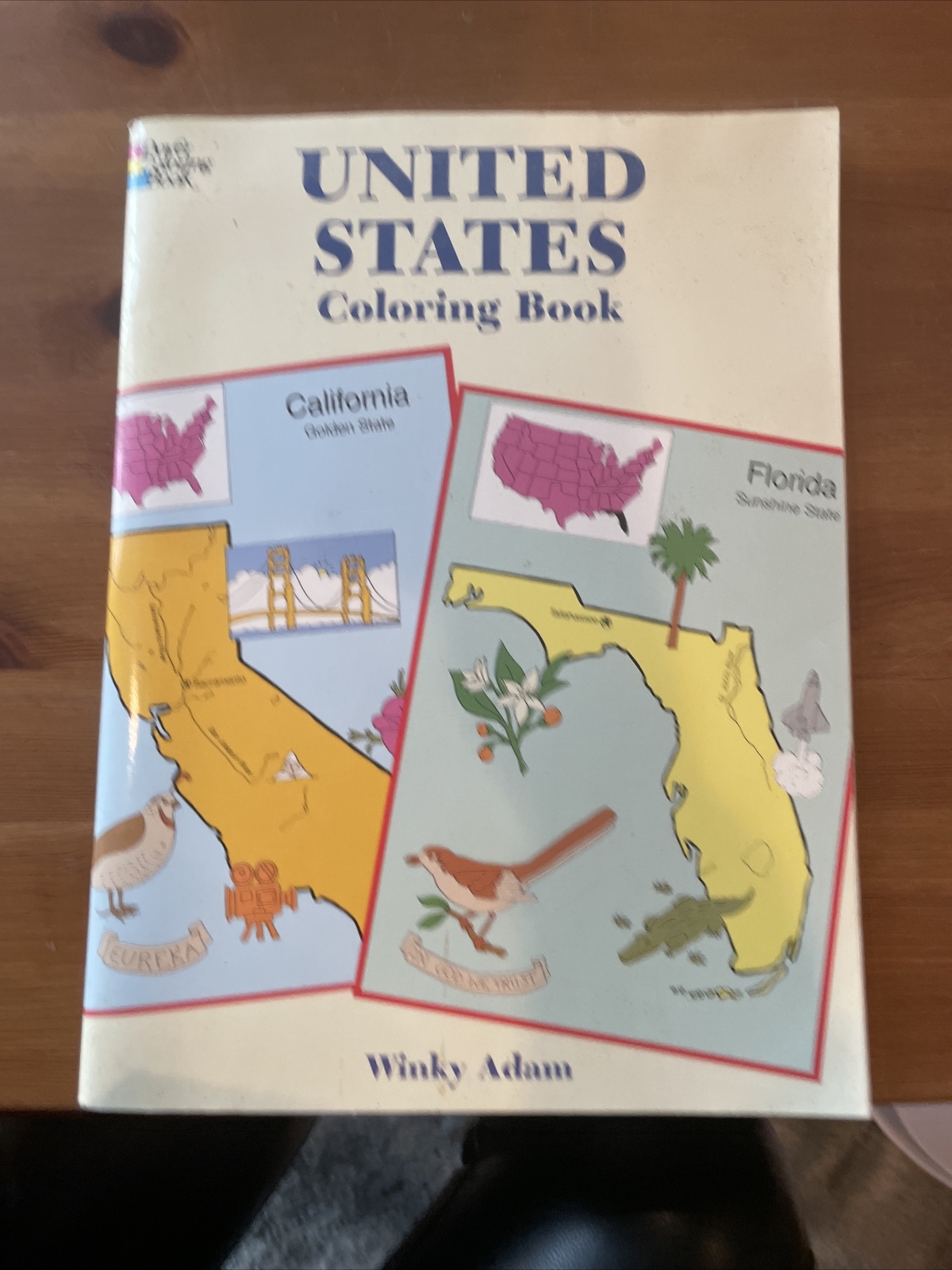 Dover American History Coloring Bks.: United States Coloring Book by Winky Adam