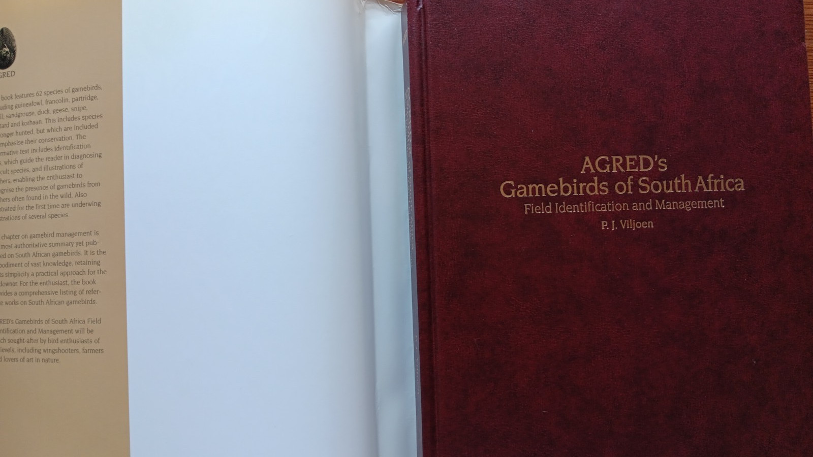 AGRED’s Gamebirds of South Africa : Field Identification and Management