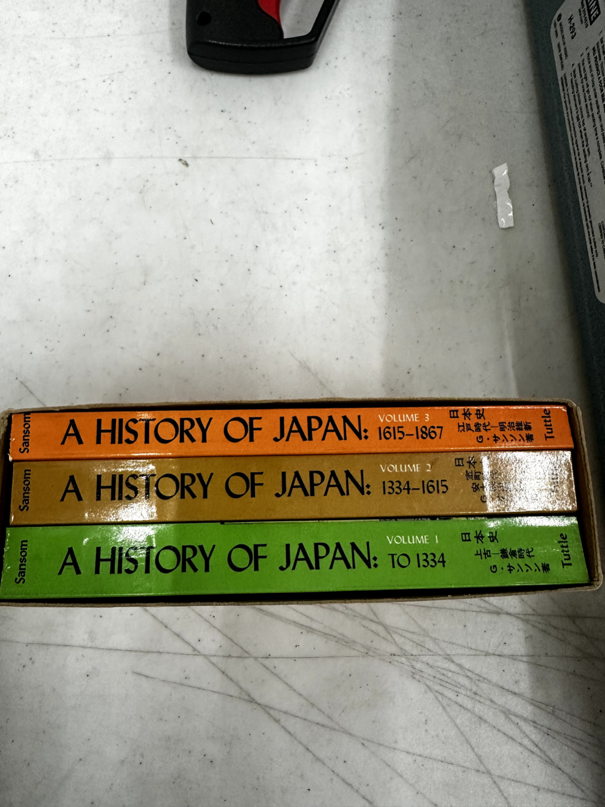 A History of Japan (3 Volume Set) George Sansom — Classic Reference