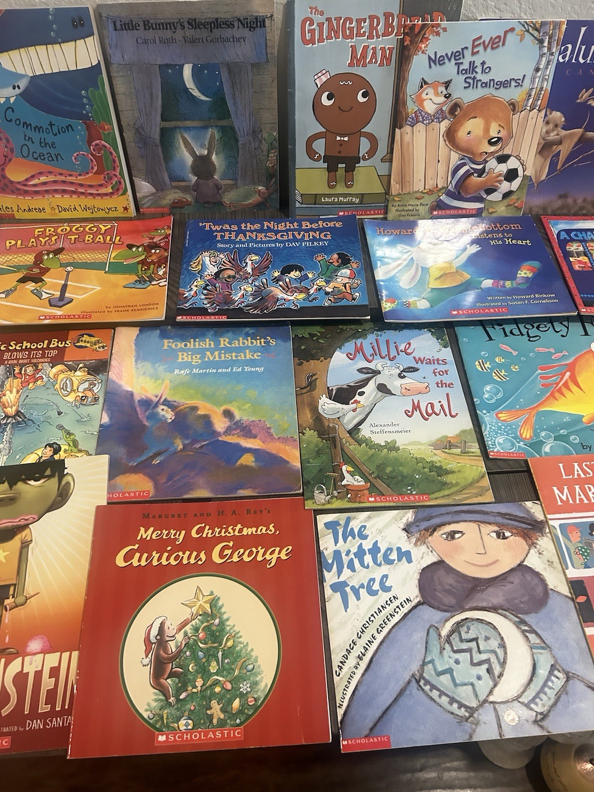 Storytime Lot of 51 Scholastic Children’s Picture Books Early Readers PB