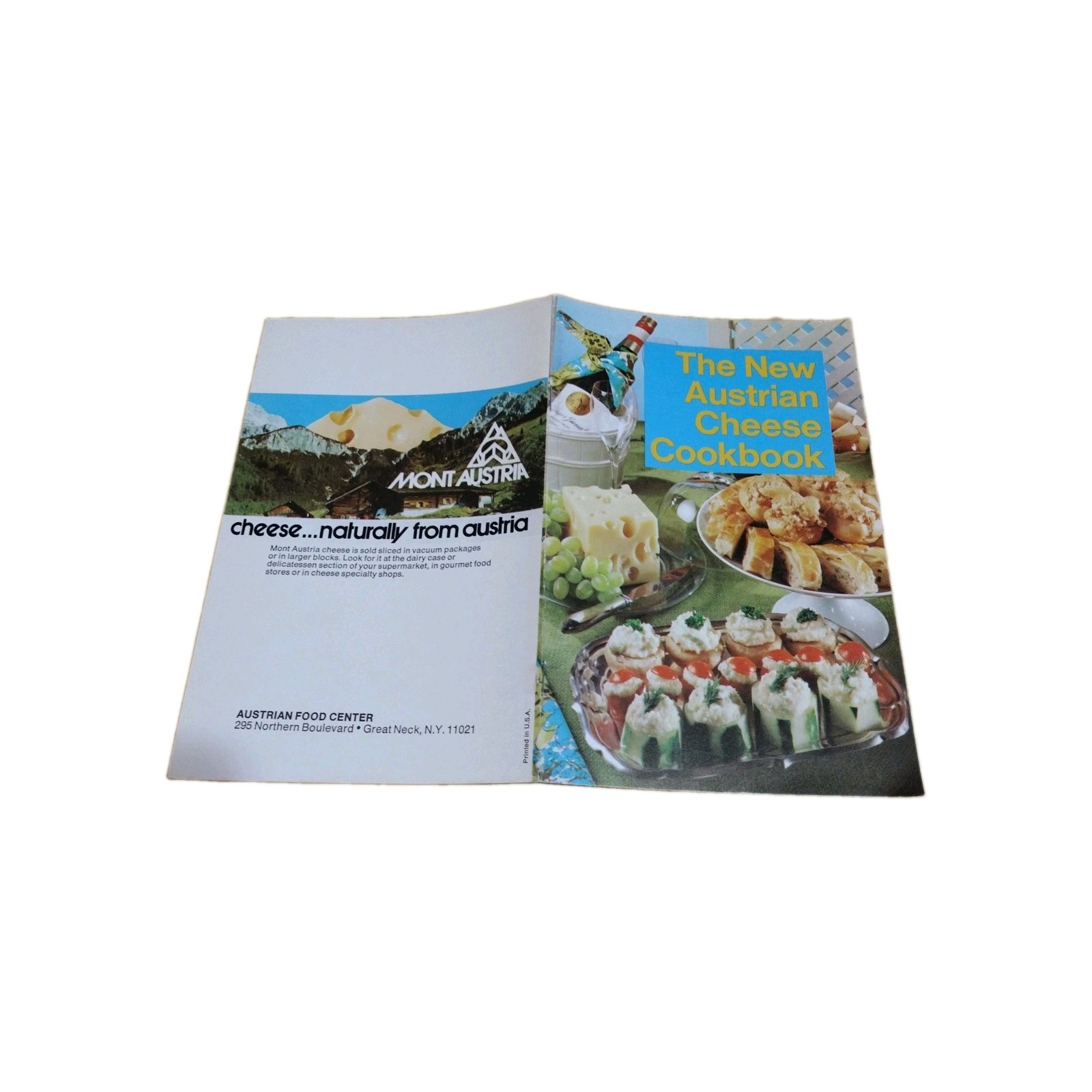 Vintage the New Austrian Cheese Recipe Booklet 15-Page Food Center Giveaway NY