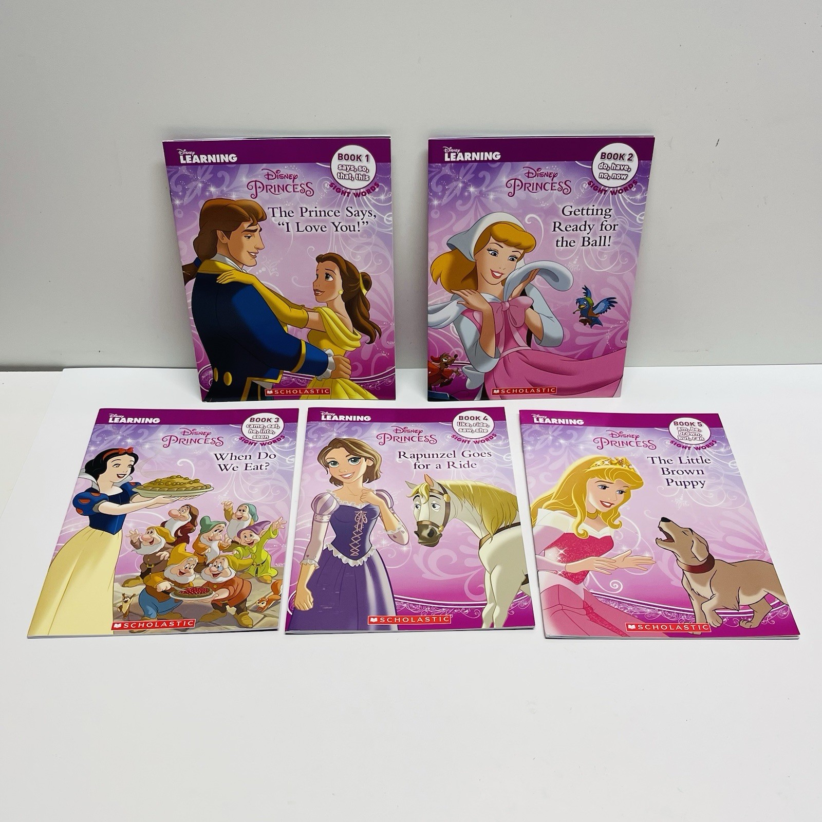 Disney Learning – Disney Princess – Phonics and Sight Words Collection Books